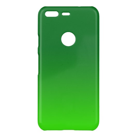 Green Gradient Ombre Vivid Modern Simple Uncommon Google Pixel Case (Back)