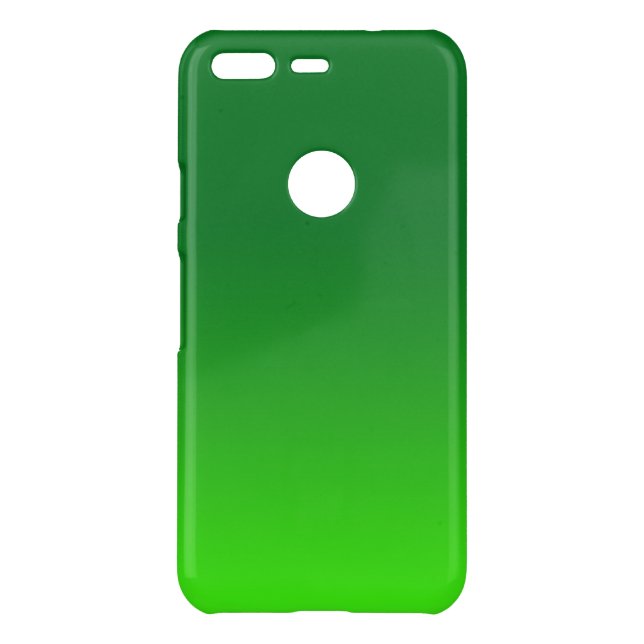 Green Gradient Ombre Vivid Modern Simple Uncommon Google Pixel Case (Back)