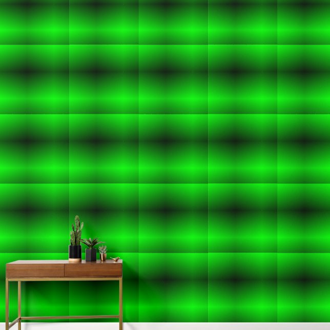 Green gradient ombre wallpaper  (Hallway)