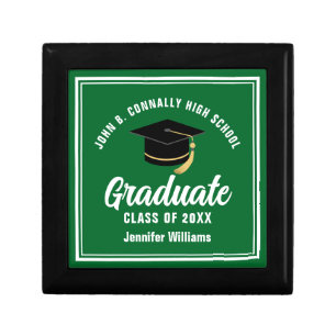 Green Graduate Custom 2025 Graduation Party Gift Box