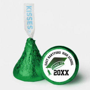 Green Graduate Hershey Kisses Personalized Wrapper Hershey®'s Kisses®