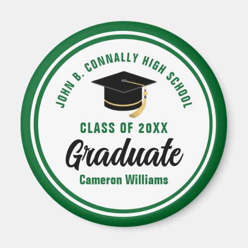 Green Graduate Personalized Graduation Keepsake