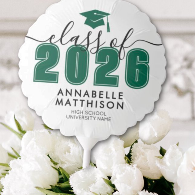 Green Graduation Balloon (Graduate Green Graduation Balloon)