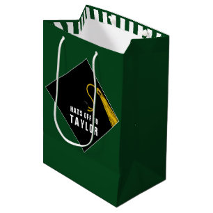 Green Graduation Medium Gift Bag