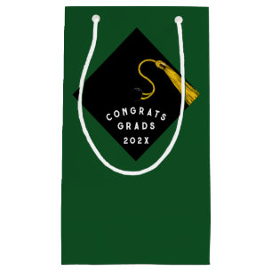 Green Graduation Small Gift Bag