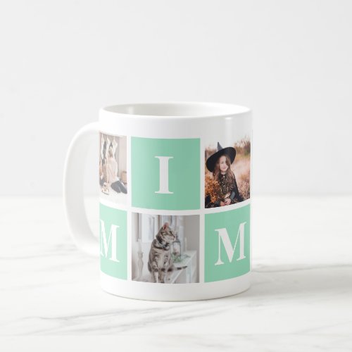 Green Grandmother Photo Collage Mimi Coffee Mug