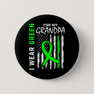 Green Grandpa Kidney Disease Cerebral Palsy Awaren Button