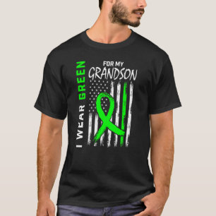 Green Grandson Kidney Disease Cerebral Palsy Aware T-Shirt