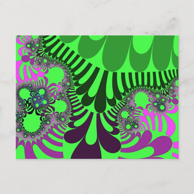 Green Grape Mod Postcard (Front)