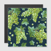 Green Grape: Watercolor Dark Pattern (Front/Back)