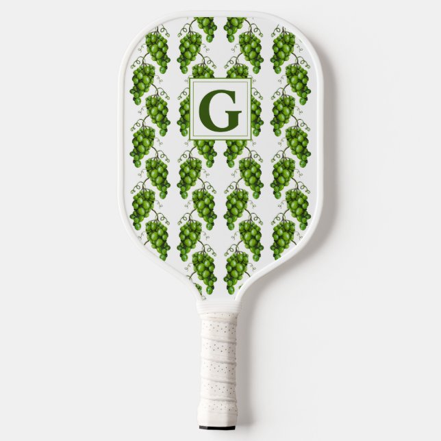 Green Grapes Pickleball Paddle (Back)