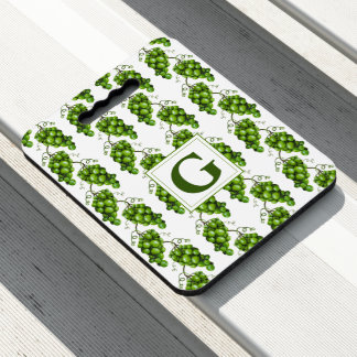 Green Grapes Stadium Seat Cushion