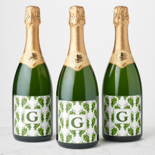 Green Grapes Wine Drink Labels