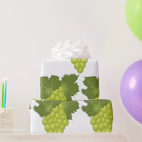 Green Grapes Wrapping Paper