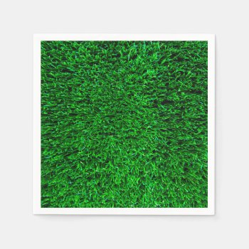 Green Grass Background Napkins by bestcustomizables at Zazzle
