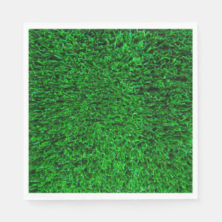 Green Grass Background Paper Napkins