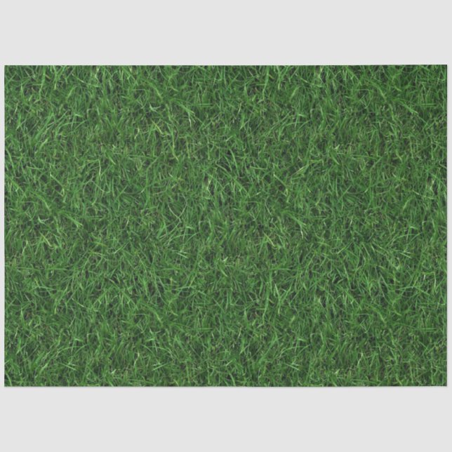 Green grass background tissue paper (Front)