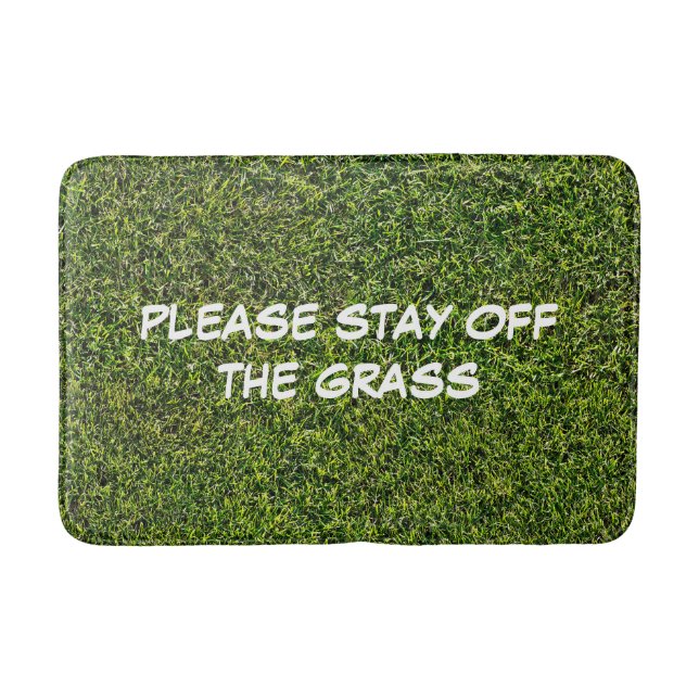 Green Grass Bath Mat (Front)