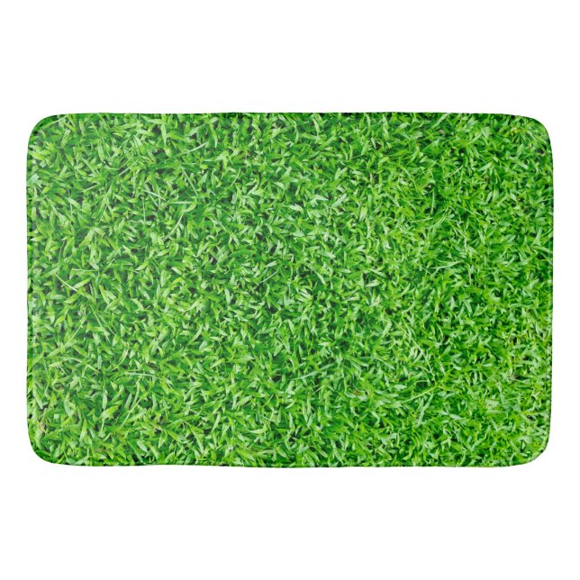 Green grass bath mat (Front)