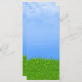 Green Grass & Blue Sky Background (Front/Back)