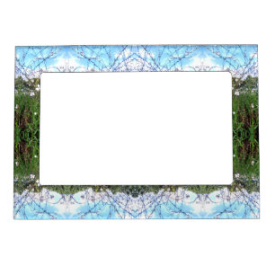 Green Grass Blue Sky Magnetic Frame