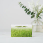 Green Grass Business Card (Standing Front)