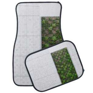 Green grass car floor mat
