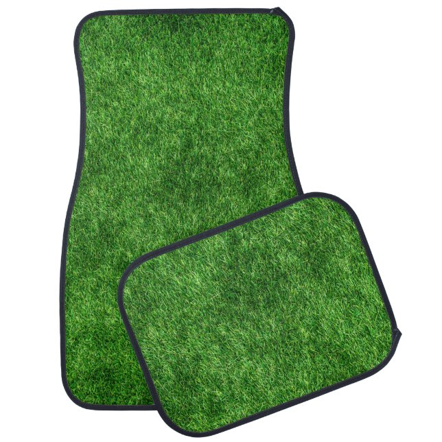 Green Grass Car Floor Mat (Set)