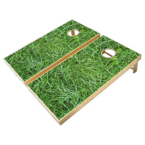 Green Grass Cornhole Set