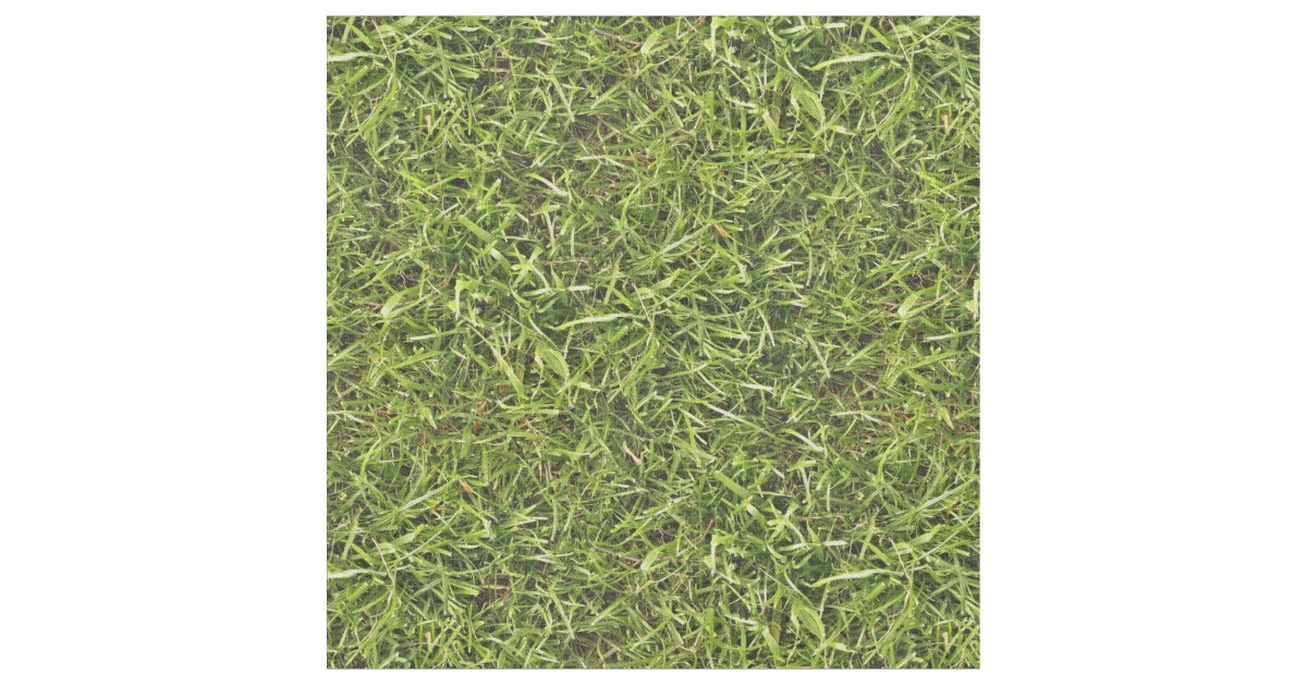 Green Grass Fabric Zazzle