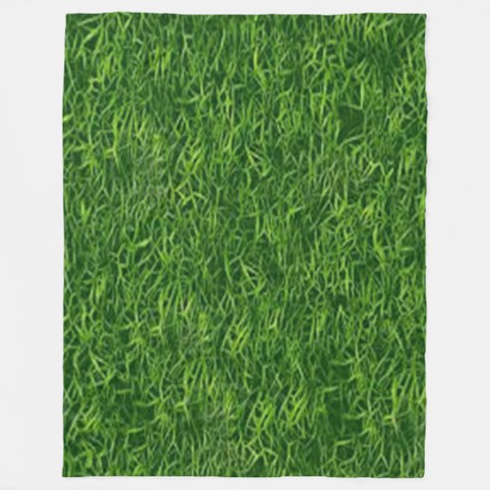 GREEN GRASS FLEECE BLANKET Zazzle