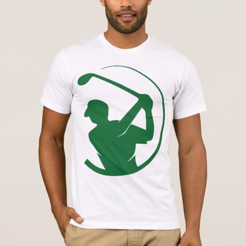 Green grass golf t-shirt