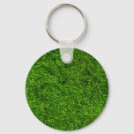 Green Grass Key Ring at Zazzle