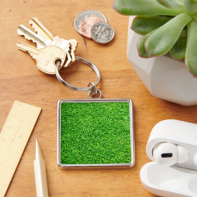 Green grass keychain (Desk)