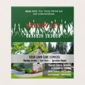 Green Grass Mowing Yarn Care Gardenin (Outside Unfolded)