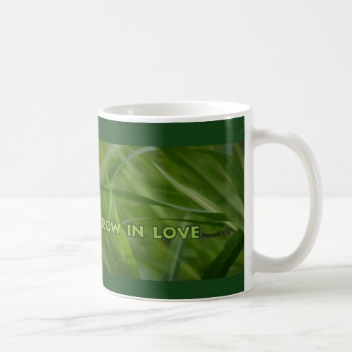 Green grass mug