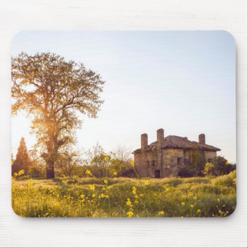 green grass nature mouse pad