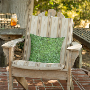 Green Grass  Outdoor Pillow