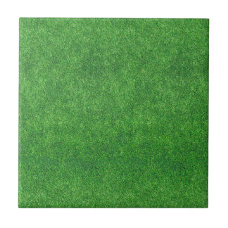 Green Grass Texture Abstract Background Ceramic Tile