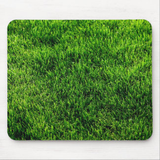Green grass texture from a soccer field mouse pad