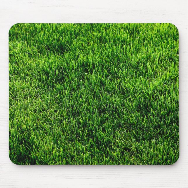 Green grass texture from a soccer field mouse pad (Front)