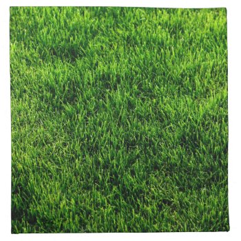Green Grass Texture From A Soccer Field Napkin by boutiquey at Zazzle