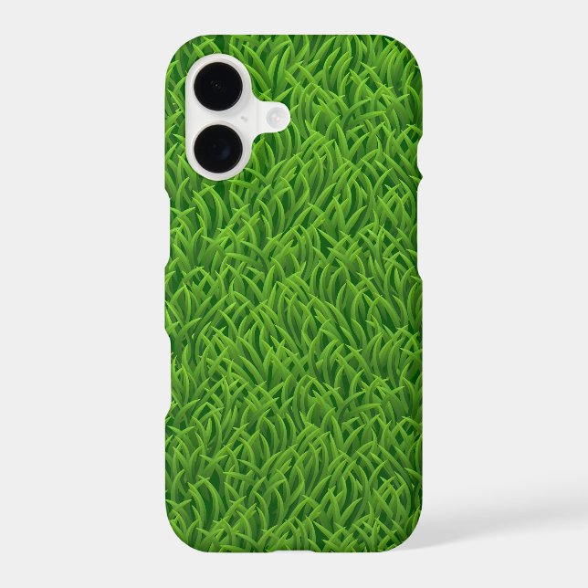Green grass texture iphone case (Back)