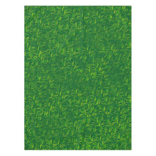 Green grass texture tablecloth
