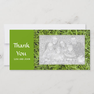 Green Grass Thank You Card