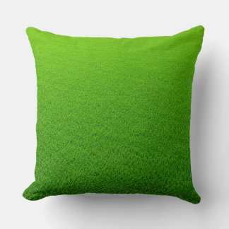 Green Grass Throw Pillow