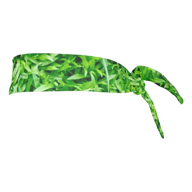 Green grass tie headband (Rotate 90)
