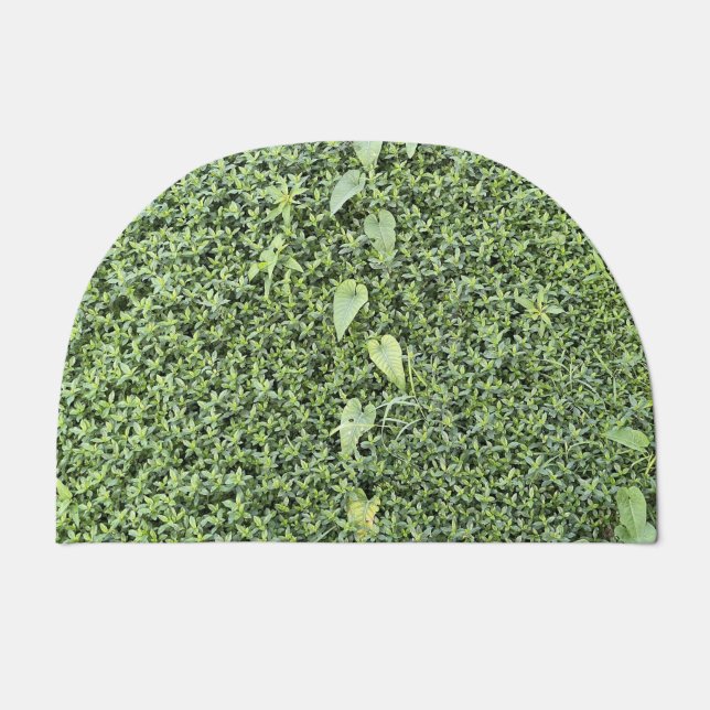 Green Grass Welcome Mat - Fresh Start at Every Ste (Front)