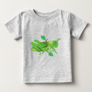 Green Grasshopper Baby T-Shirt