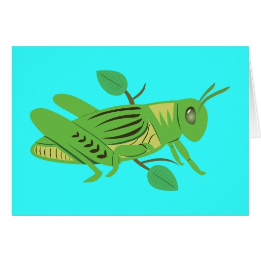 Green Grasshopper Cards (Front Horizontal)